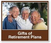 Gifts of Retirement Plans Rollover. Link to Gifts of Retirement Plans.